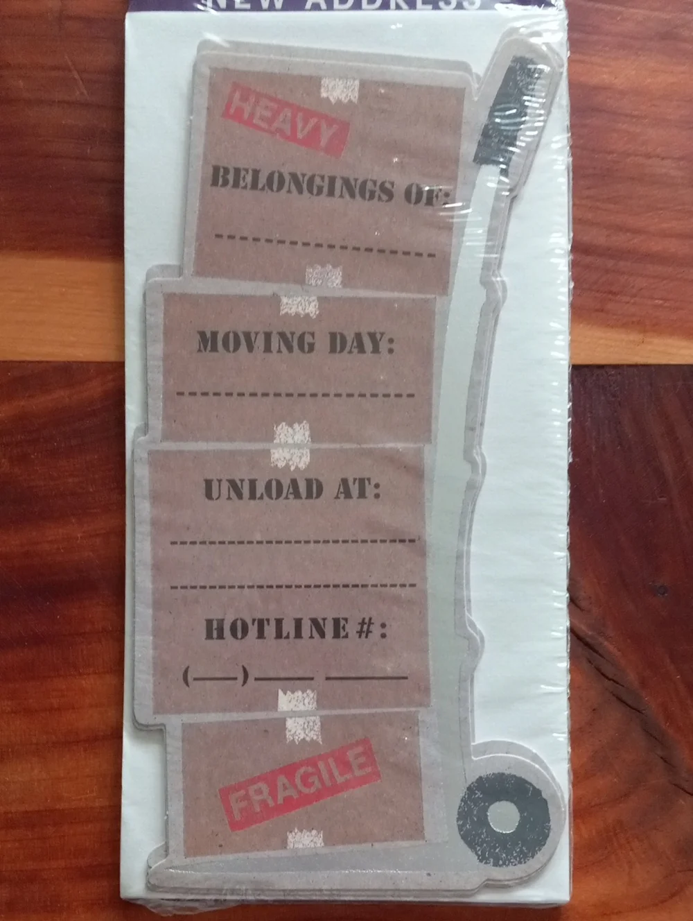 Vintage New Address Moving Announcement Cards - 2 Sealed Packs